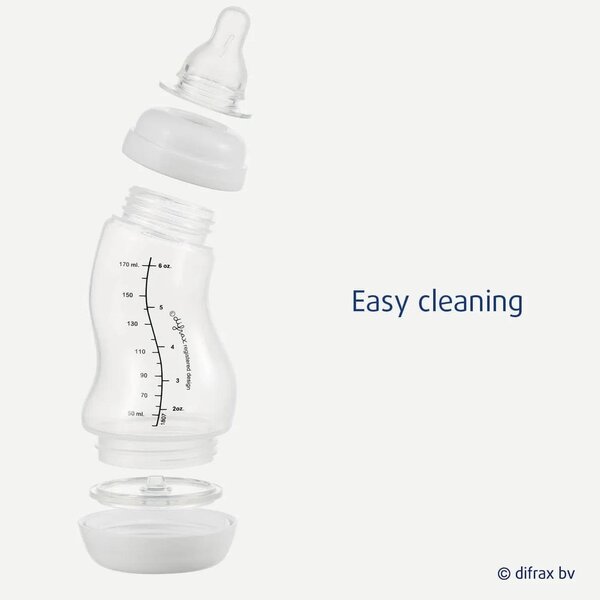 Difrax S-formas barošanas pudele, 170ml - Difrax