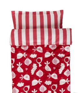NG Baby Duvet Cover 100x130 Sky Red - Nordbaby