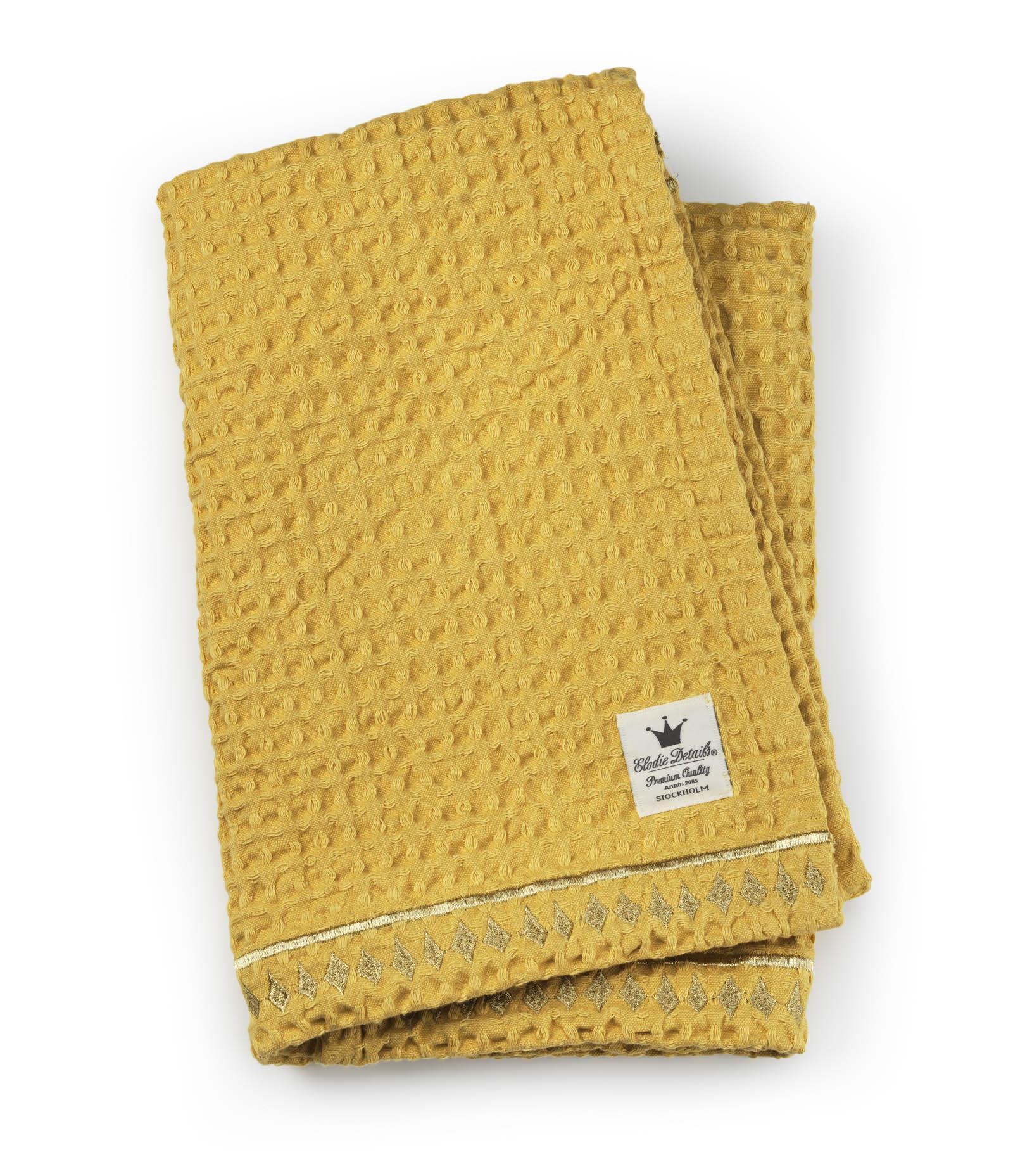 Elodie Details Cotton waffle blanket - Sweet Honey Yellow one size - Elodie Details