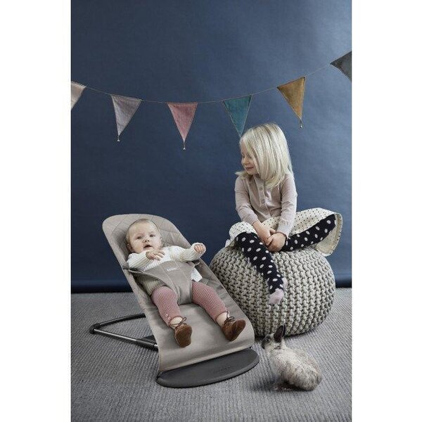 BabyBjörn Bouncer Bliss,Sand Grey - BabyBjörn