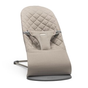 BabyBjörn Bliss bouncer Wovven/Classic quilt, Sand Grey - Joie