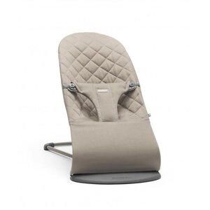BabyBjörn Bliss bouncer Wovven/Classic quilt, Sand Grey - Joie