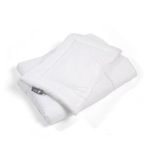 Nordbaby duvet and pillow set, 100x130cm, 40x60cm, Cotton, White - Doomoo