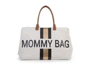 Childhome Mommy Bag nursery bag Off White Stripes Black/Gold - Nordbaby
