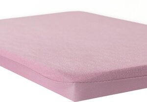 Nordbaby 2in1 Fitted Sheet & Protector 60x120 Pink - Childhome