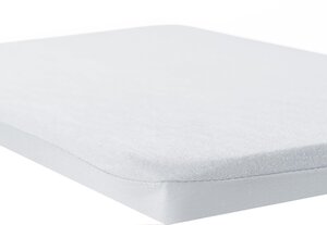 Nordbaby 2in1 Fitted Sheet & Protector 70x140 White   - Mamas&Papas
