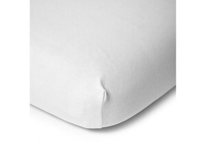 Childhome Fitted Sheet Bedside Crib 50x90cm BIO Organic White - Childhome