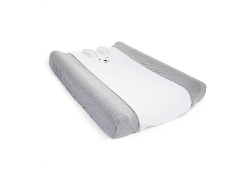 Childhome Changing Cushion Cover Rabbit Jersey Grey - Childhome