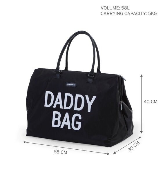 Childhome Daddy Bag Big Black - Childhome