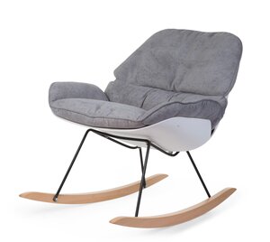 Childhome Rocking Lounge Chair Grey - Leander