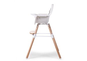 Childhome Evolu 2 chair 2in1 with bumper, White - Cybex