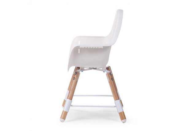 Childhome Evolu 2 barošanas krēsls Natural/White 2in1 + drošības barjera - Childhome