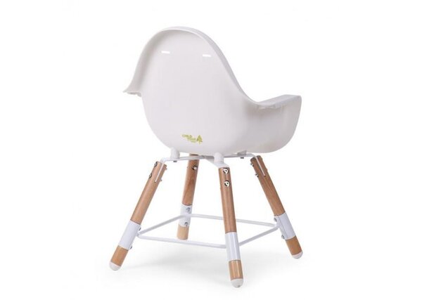 Childhome Evolu 2 chair 2in1 with bumper, White - Childhome