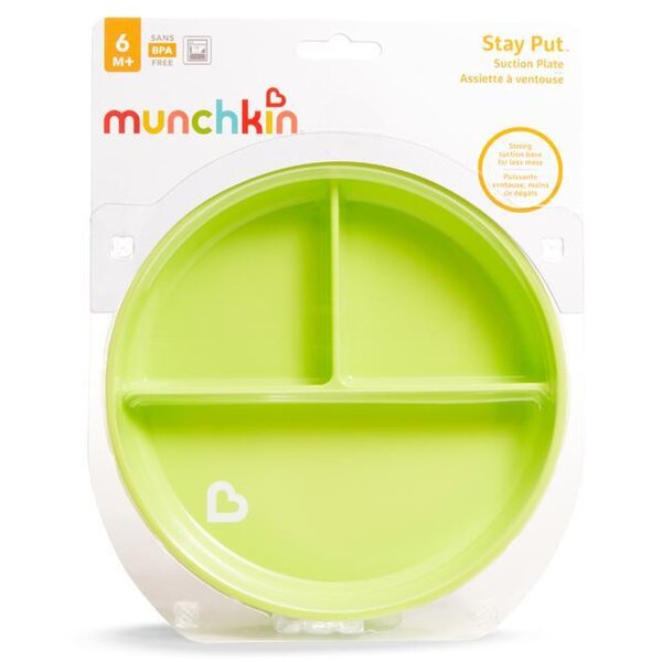 Munchkin šķīvis ar nodalījumiem + piesūcekni - Munchkin