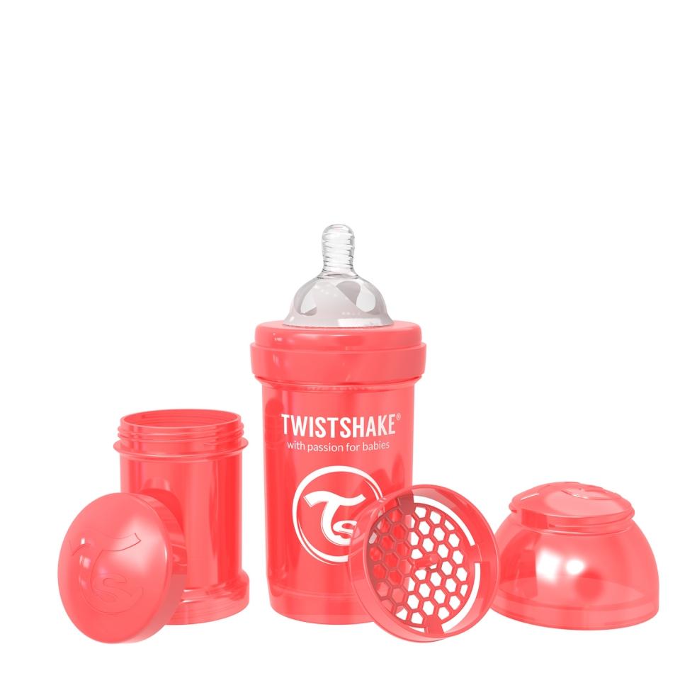 Twistshake Anti-Colic pudelīte 180ml Pearl Red - Twistshake