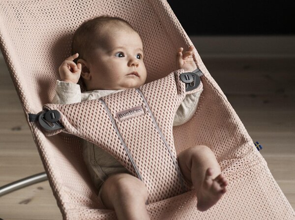 BabyBjörn BB Bouncer Bliss,Pearly Pink, Mesh - BabyBjörn