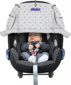 Dooky universal cover Light Grey Crowns - Bugaboo