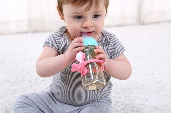 Mombella пропезыватель для зубов Hugging Monkey Pink - Mombella