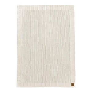Elodie Details Wool Knitted Blanket- Vanilla White One Size White - Elodie Details