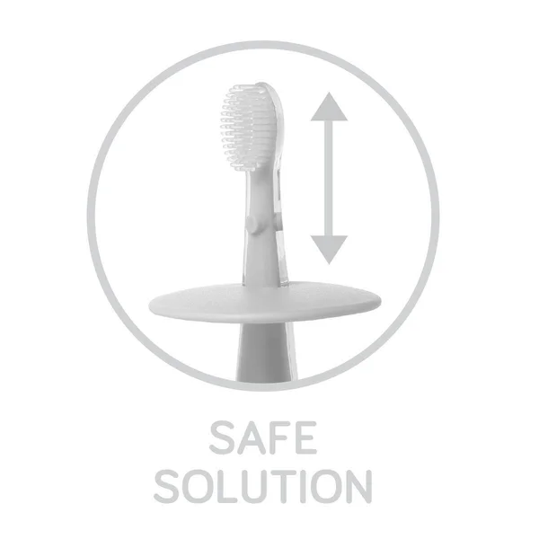 BabyOno safe toothbrush 12+ - BabyOno
