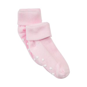 Minymo Baby rib sock w. ABS (2-pack) 15/18 Dark Navy - NAME IT