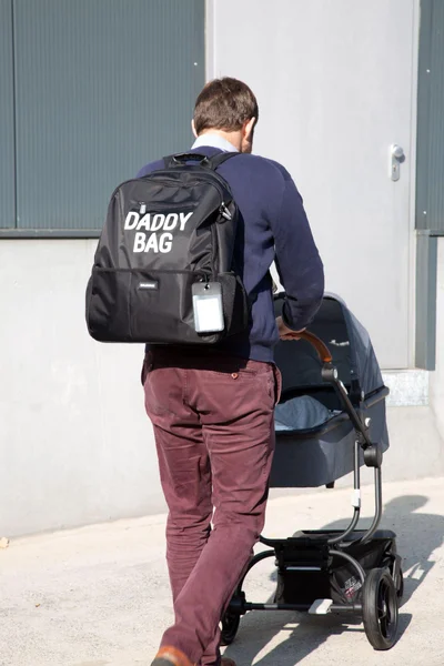 Childhome Daddy Backpack Black - Childhome