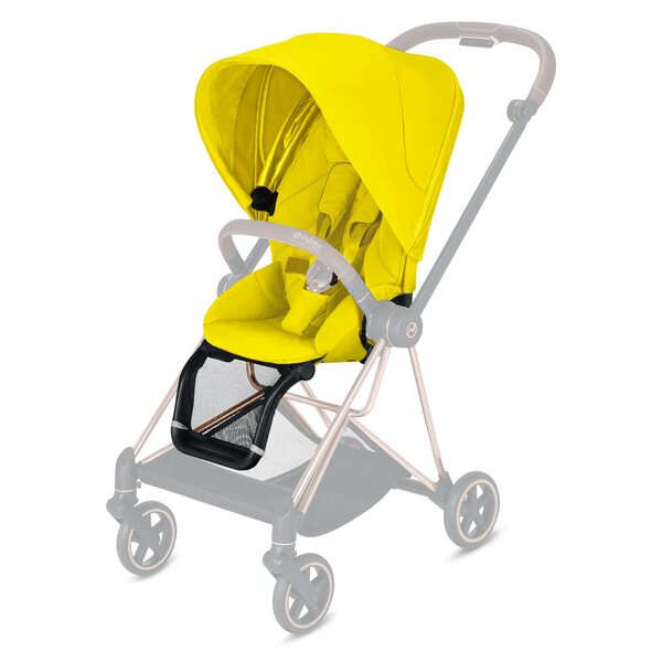 Cybex Mios 2 stroller set Mustard Yellow + Rose Gold Frame - Cybex