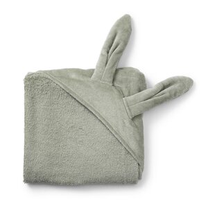 Elodie Details Hooded Towel  Mineral Green Bunny One Size Mint - Nordbaby