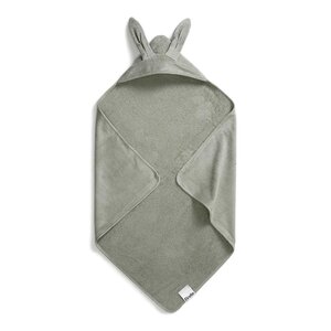 Elodie Details Hooded Towel  Mineral Green Bunny One Size Mint - Done by Deer