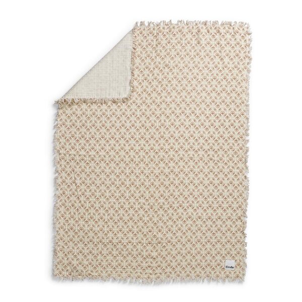 Elodie Details Soft Cotton Blanket  Sweet Date One Size White/Pink - Elodie Details