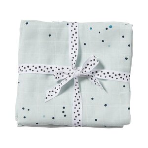 Done by Deer Swaddle 2-pack Dreamy dots Blue - Done by Deer