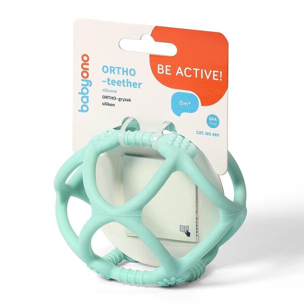 BabyOno Ortho teether Green - BabyOno