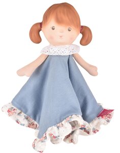 Tikiri Doll Comforter - Rubber Head Blue - Pippi