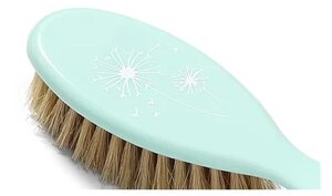 BabyOno 567/03 Hairbrush and comb, natural bristle Green - BabyOno
