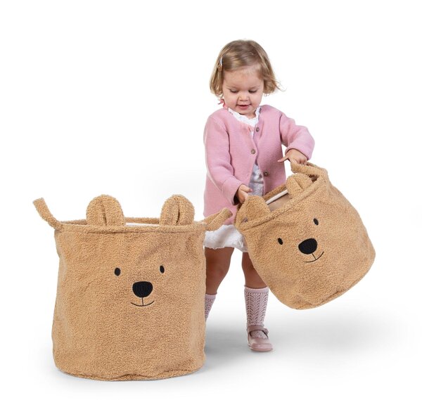 Childhome teddy basket 30x30x30 Beige - Childhome