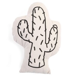 Childhome canvas cushion cactus White - Doomoo