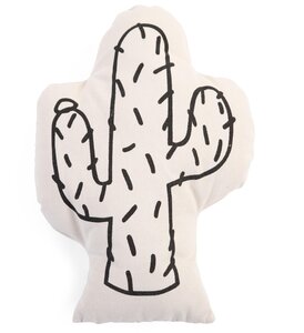 Childhome canvas cushion cactus White - Doomoo