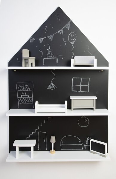 Childhome blackboard house - wall shelf - Childhome