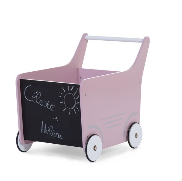 Childhome wooden stroller, pink - Childhome