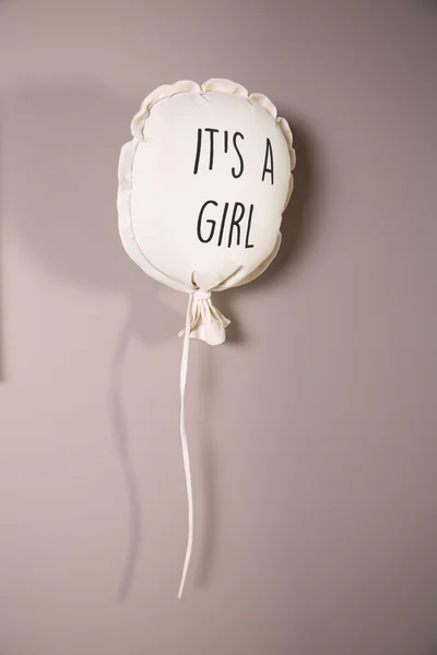 Childhome canvas balloon deco girl 35x26x8 White - Childhome