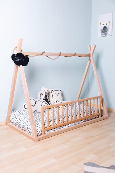 Childhome tipi cot bed natural 70x140 Natural - Childhome
