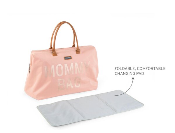 Childhome Mommy Bag suur tarvikute kott Pink/Copper - Childhome