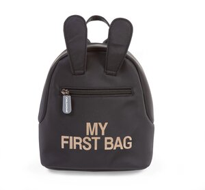 Childhome kids my first backpack Black/Gold - Affenzahn