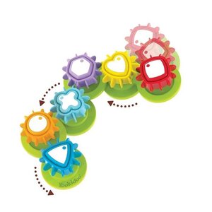 Yookidoo educational toy Shape and Spin Gear Sorter - Taf Toys