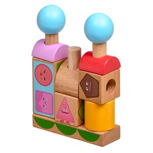 Lucy & Leo medinis žaislas Figures & Emotions Smart stacker - Lucy & Leo