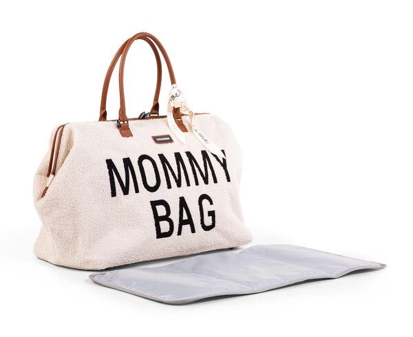 Childhome Mommy Bag mamos rankinė „Teddy OffWhite“ - Childhome