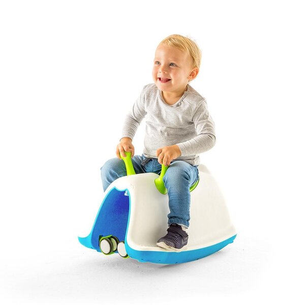Chillafish Trackie 4-in-1 rocker and riding toy Lime - Chillafish