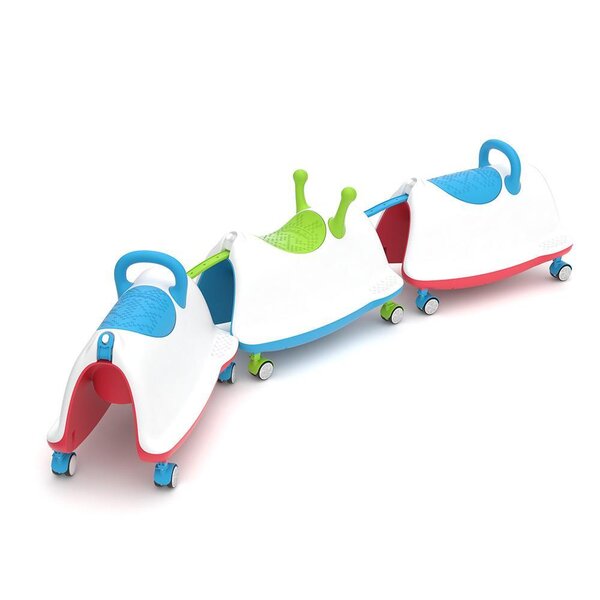 Chillafish Trackie 4-in-1 rocker and riding toy Lime - Chillafish