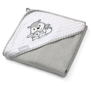 BabyOno bamboo полотенце с капюшоном 100x100cm, Grey - Elodie Details