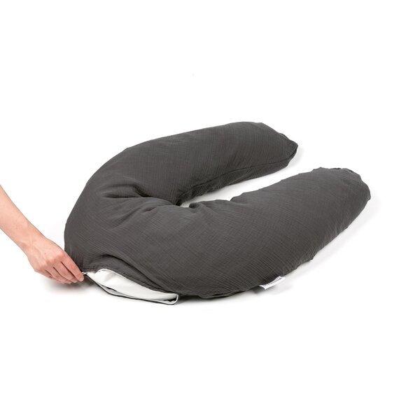 Doomoo Basics nursing pillow Comfy Big Tetra Grey - Doomoo Basics